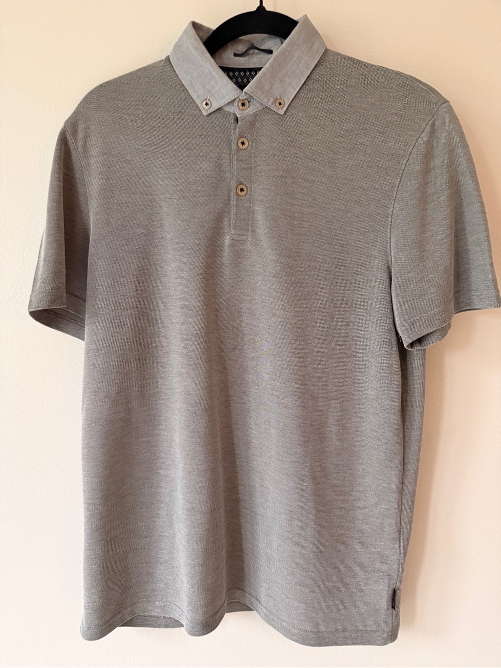 Ted Baker Grey Polo - Size Medium (3)
